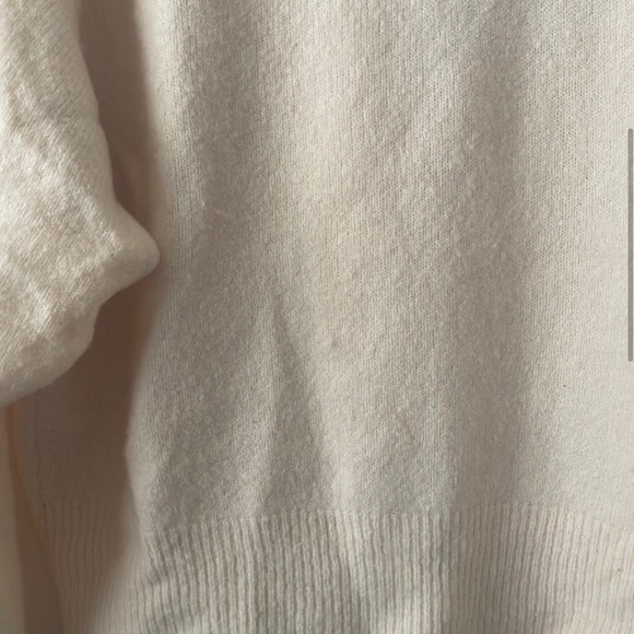 Cream J. Crew Half Zip Sweater - Picture 3 of 5